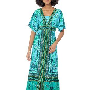 Lilly Pulitzer Ilia Elbow Sleeve Maxi Dress Size 2 NWT